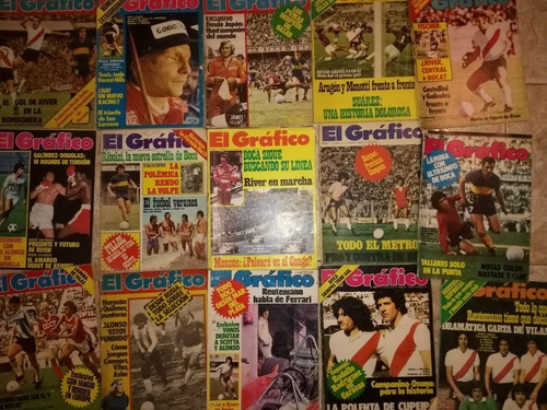 Lote 25 Revistas * El Grafico * Diferentes - Del Año 1976