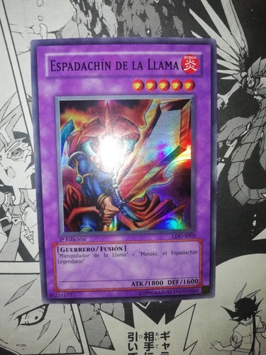 Flame Swordsman Lob Super Rare Ldd En Español Yugioh Konami
