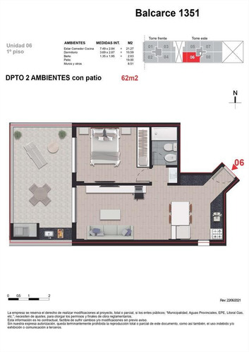 Imagen 18 de 30 de Venta Departamento 1 Dormitorio Al Contrafrente Balcón En Edificio Balcarce 1351 - Moderno