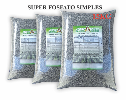 Fertilizante Super Fosfato Simples 15 Kg Adubo