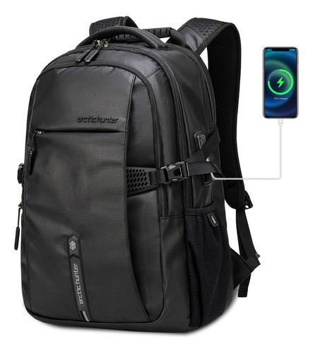 Mochila Antirrobo Impermeable Para Laptop 15.6 Pulgadas