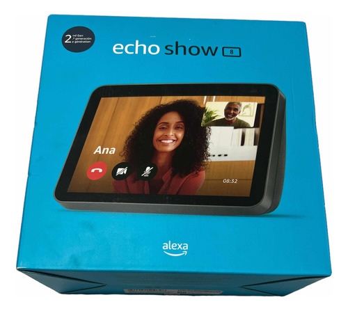 Amazon Echo Show 8 Hd Con Alexa Negro 2nd Generacion