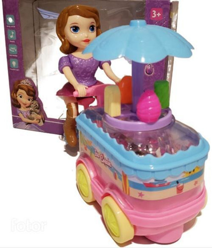 Princesa Sofia Carrinho De Sorvete Com Luzes E Som