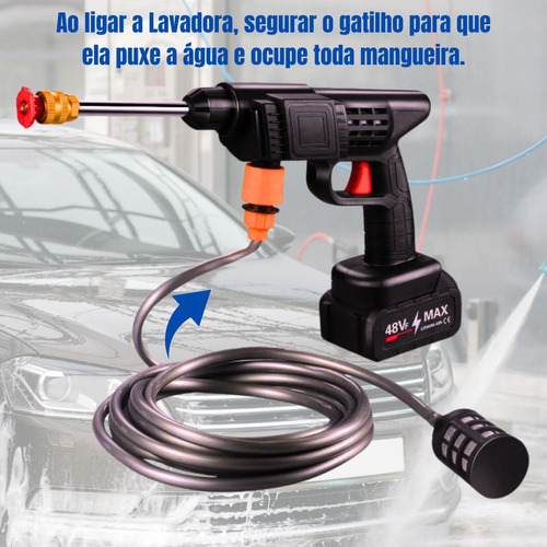 Sistema de Lavagem Portátil Pressão Recarregável Dg7