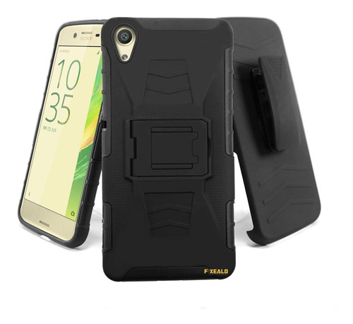 Funda Case Compatible Sony + Mica Completa Rudo Protector