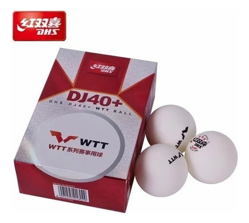 6 pelotas de tenis de mesa de 3 estrellas Dhs Dj40+ Pro Tour Ittf
