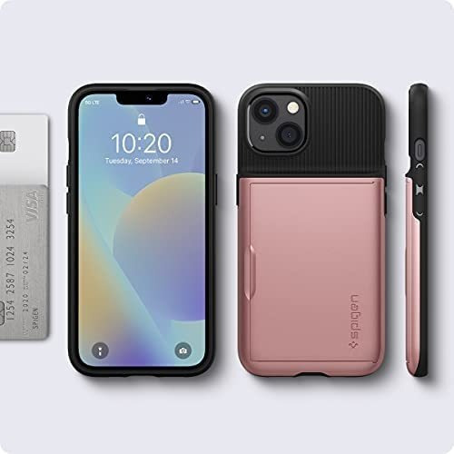 Funda Spigen Slim Armor Cs Para iPhone 13 Rosa