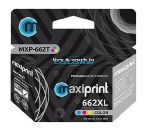 Cartucho Hp 662 Xl Tricolor Deskjet Ink Advantage 3515