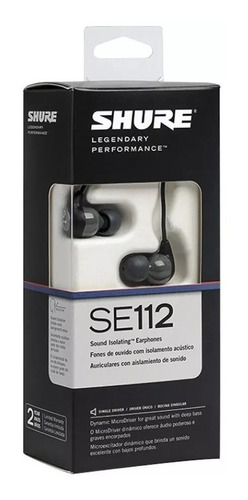 Shure Se112-gr-eps Auricular In-ear Intraural Profesional