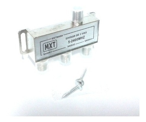 Imagem 4 de 4 de Divisor De Alta 1x3 Frequência 5 A 2400 Mhz Para Antena