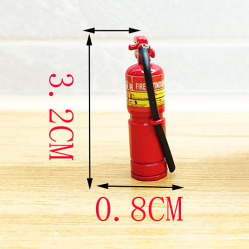 1:12 Extintor En Miniatura, Casa De Muñecas Modelo De S