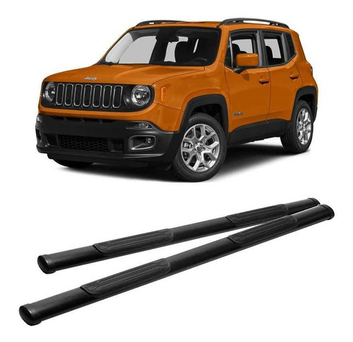 Estribo Ovalados Negros Jeep Renegade