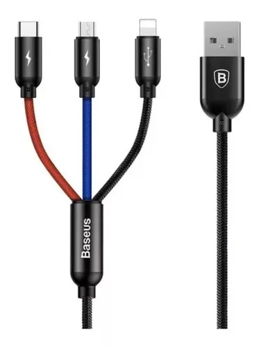 Cable Usb C Corto Jalixi [paquete De 3 Unidades De 1 Pie]