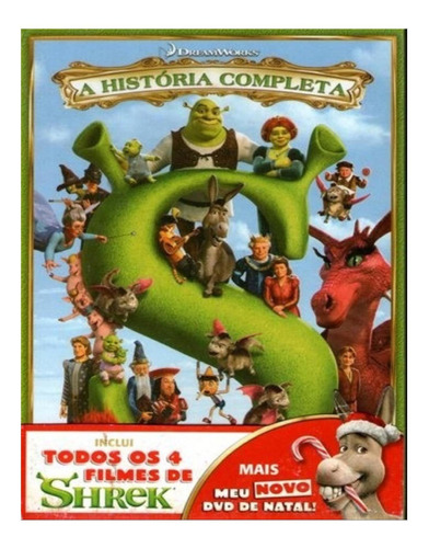 Dvd Shrek História Completa 5 Discos - Comédia - Pt/en