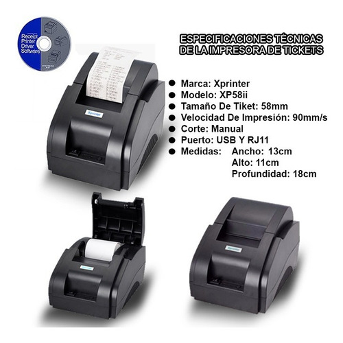 Imagen 3 de 3 de Computadora Completa + Impresora + Cajon De Dinero + Wifi