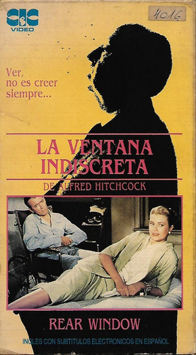 La Ventana Indiscreta Vhs Alfred Hitchcock James Stewart