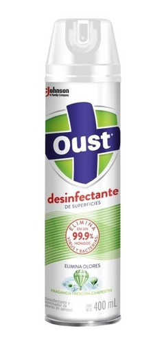 Oust Aerosol Desinfectante En Spray 2 Cajas Con 12 Pzas C/u
