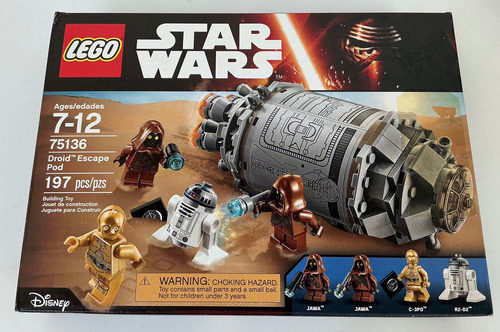 Lego Star Wars 75136 Droid Escape Pod Y 75198 Tatooine (Usado)