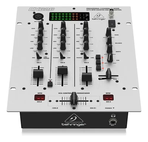 Behringer DX626 DJミキサー Behringer Pro Mixer Dx626 Mixer Dj Profissional De 3 Canais