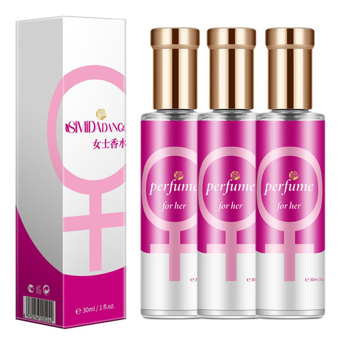 Perfume Gender Nature Seduction De 30 Ml, 3 Unidades, Largo