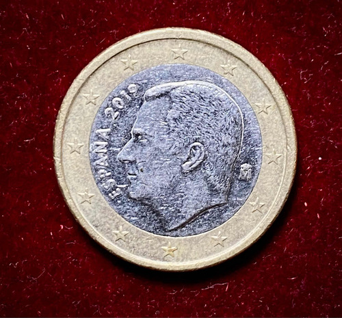 Moneda 1 Euro España 2019 Km 1327 Bimetalica