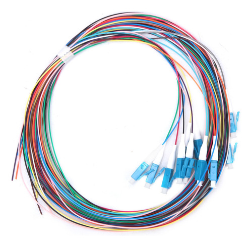 Pigtail De Fibra Óptica De 12 Hilos Lc/upc Monomodo 1.5 M