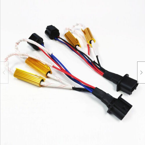 Imagen 2 de 2 de Resistencia Carga 50w 6 Ohm Para Luz Led Kit H4 Par Doble