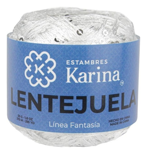 Estambre Lentejuela   50grs.