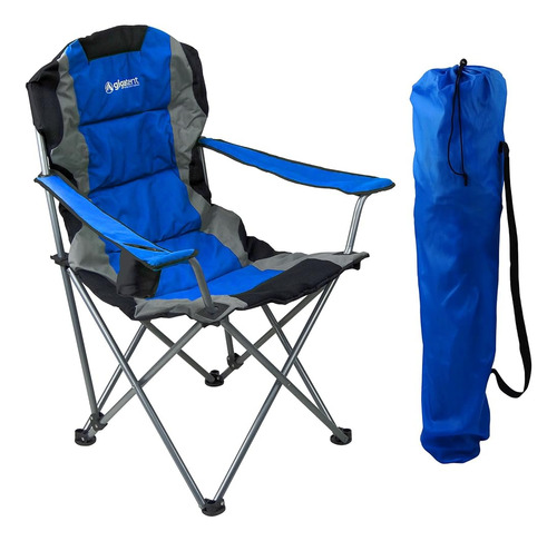 Gigatent Blue Plegable Camping Chair Ultra Ligero Plegable Q