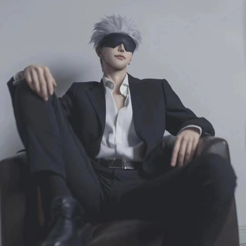 Máscara Cosplay Jujutsu Blindfold Satoru Kaisen Gojo