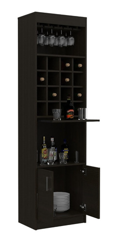 Bar Kava + Rack Extensible - Wengue