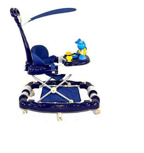Andadera Para Bebe Caminadora Estrella Plegable 3en1 Color Azul
