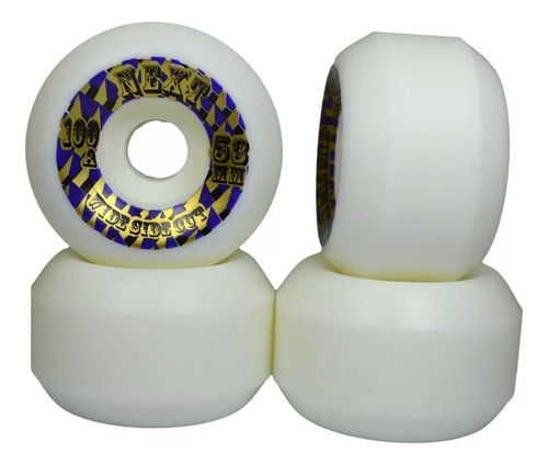Roda De Skate Next Wsc Wide Side Cut 53mm Dureza 100a