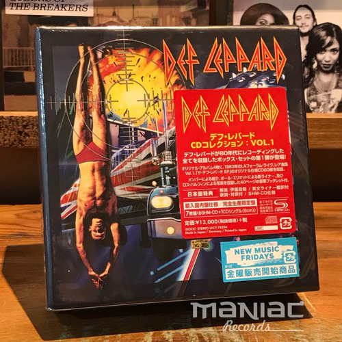 Def Leppard Cd Collection: Vol.1 6shm-cd+8cm Cd 