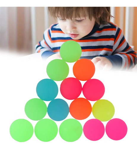 Pelotas Light Up High Bounce, 15 Unidades, Minijuguetes Hinc