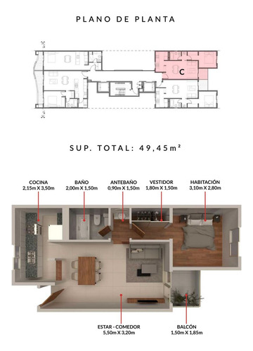 Departamento Venta La Plata En Pozo 1 Dormitorio