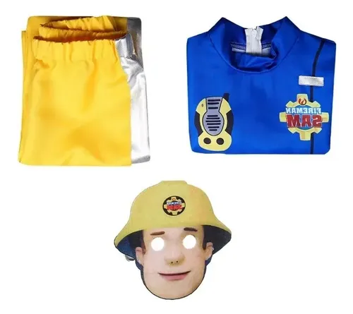 Disfraz De Sam El Bombero Para Niños