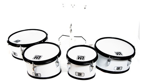 Multitenor De Marcha Lm 4 Tom De 8 X10 X 12 X 13 Color Blanco