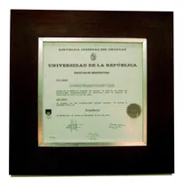 Comprar Marcos Para Titulo Udelar Chato 7+1.5cm Punto Arte