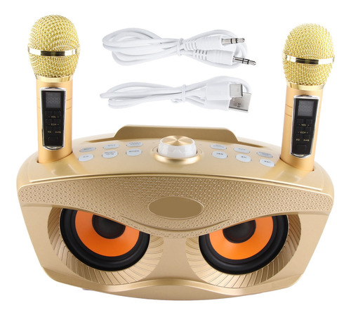 Altavoz Exterior Karaoke Machine Family 4.2 De Doble Mano