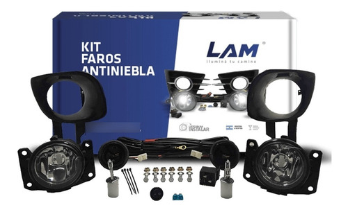 Kit Faros Auxiliares Fiat Palio / Siena 2001 Al 2007 Lam