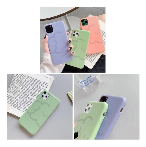 Funda De Teléfono Clouds Para iPhone Cute 11 De Apple, Diseñ