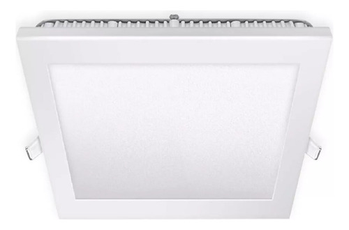 Panel Led  18w Embutir Cuadrado Pack X 10 U 