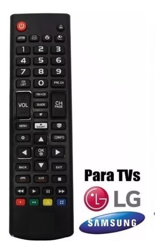 2 X Controles Remoto Universal 2 Em 1 Tv LG / Samsung Smart