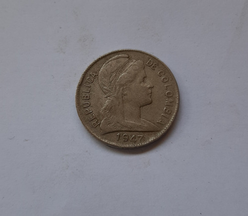 Moneda De 2 Centavos Año 1947