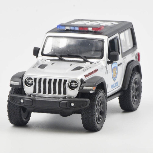 Jeep Wrangler Police Escala 1:34