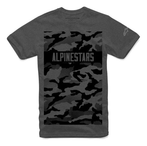 Remera Casual Alpinestars Terra Tee Negra Camuflada Juri Atv