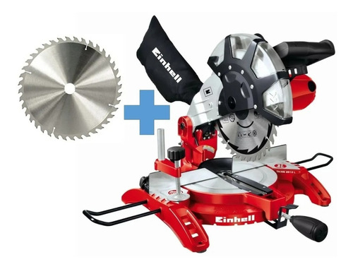 Imagen 1 de 9 de Sierra Ingletadora Einhell 1600w 210mm 8 Pulgadas + Disco
