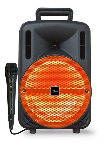 Parlante Bluetooth Karaoke Street 3 Con Micrófono - Orange