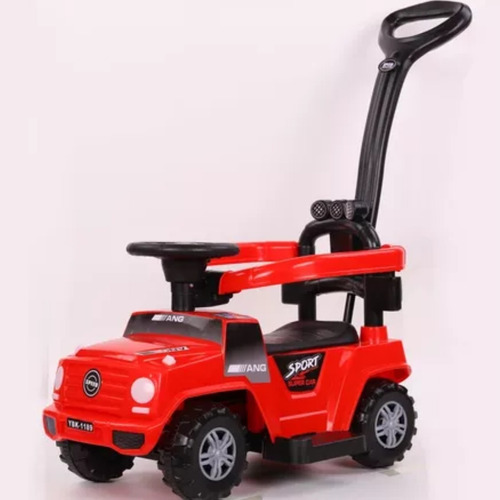 Carrinho Carro Passeio Infantil Empurrador 4x4 Apoio De Pé Cor Vermelho